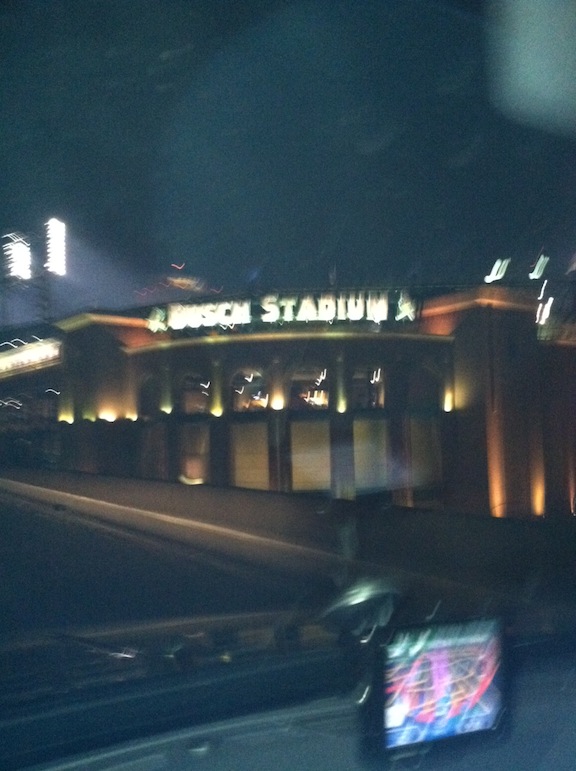 Busch stadium game 6 drive-by