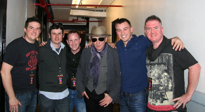 Elvis and the BibleCode Sundays backstage at the Beacon Theatre in New York in May 2012.